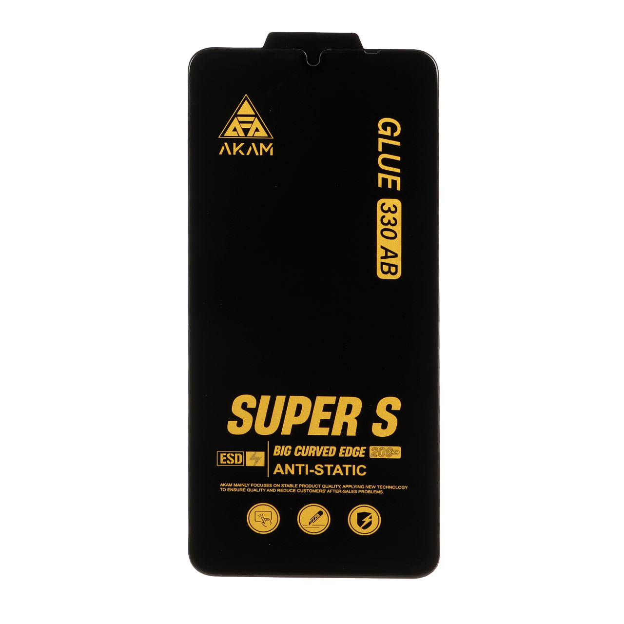 محافظ صفحه نمایش شیشه‌ای Full Cover Super S آکام مناسب برای گوشی‌های Xiaomi Redmi 14C / Poco C75 / Poco C71 / Redmi A5 / Redmi A3 Pro / Redmi A4