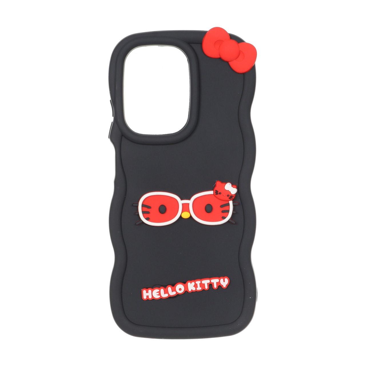 قاب سیلیکونی طرح کنگره ای Hello Kitty عینکی مناسب برای شیائومی ردمی A5 و پوکو C71