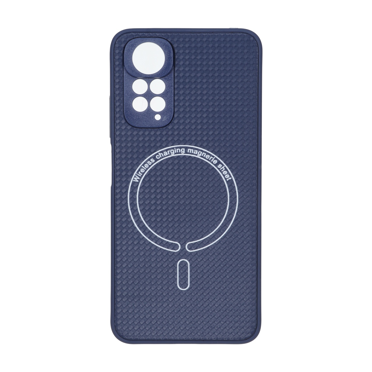 قاب کربنی طرح Magnetic محافظ لنزدار مناسب برای Xiaomi Redmi Note 11 4G و Redmi Note 11S