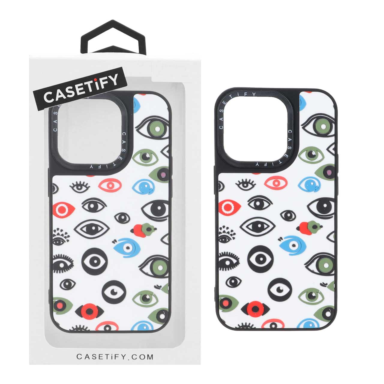 قاب طرح چشم فانتزی برجسته Casetify مناسب برای آیفون 14 پرو