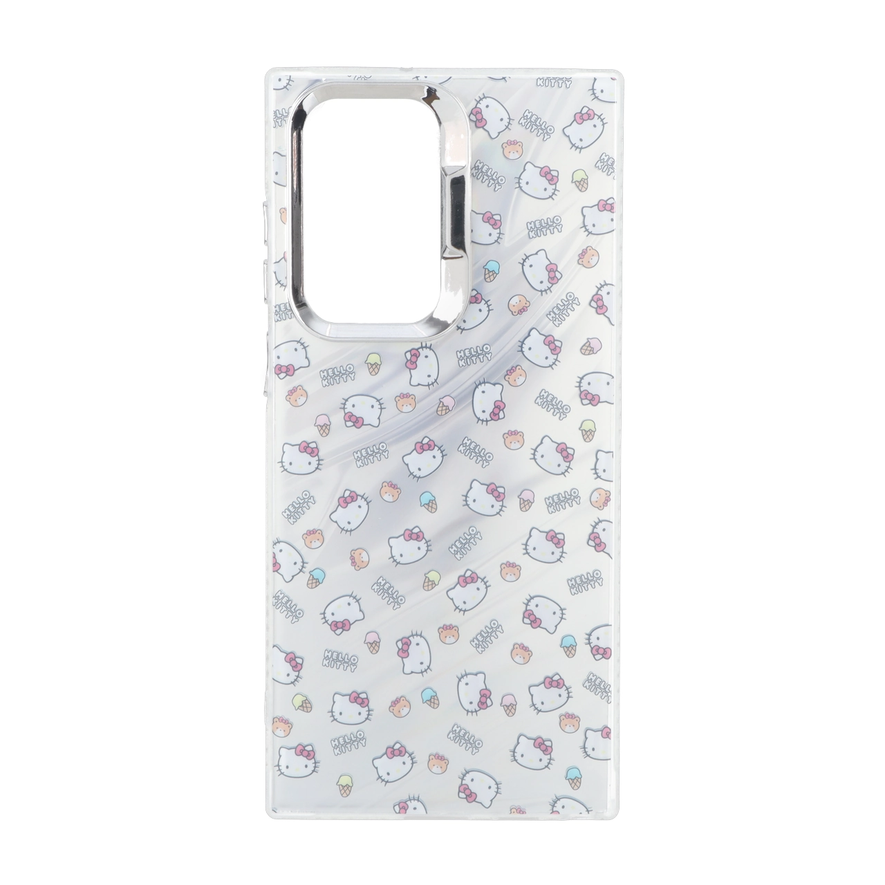 قاب Pucker هفت رنگ دور ژله ای مات لنز کروم Samsung Galaxy S22 Ultra - طرح 63
