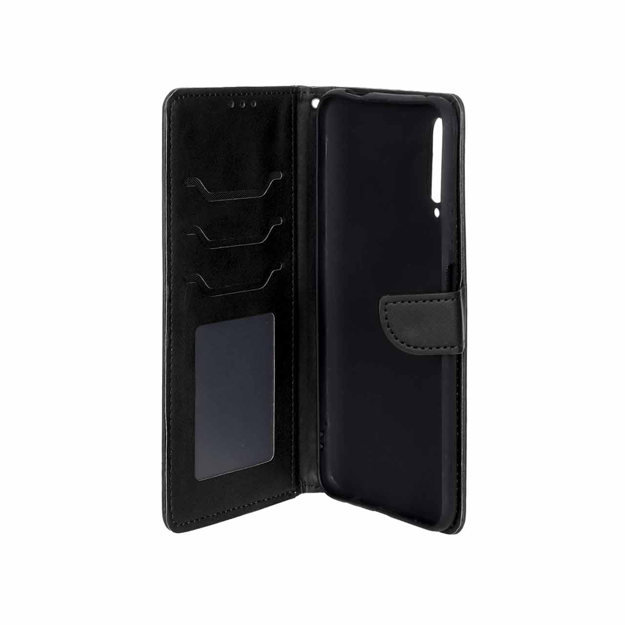 کیف چرمی مگنتی محافظ لنزدار مشکی مناسب برای Huawei Y9s / 9X Pro / Y9s New