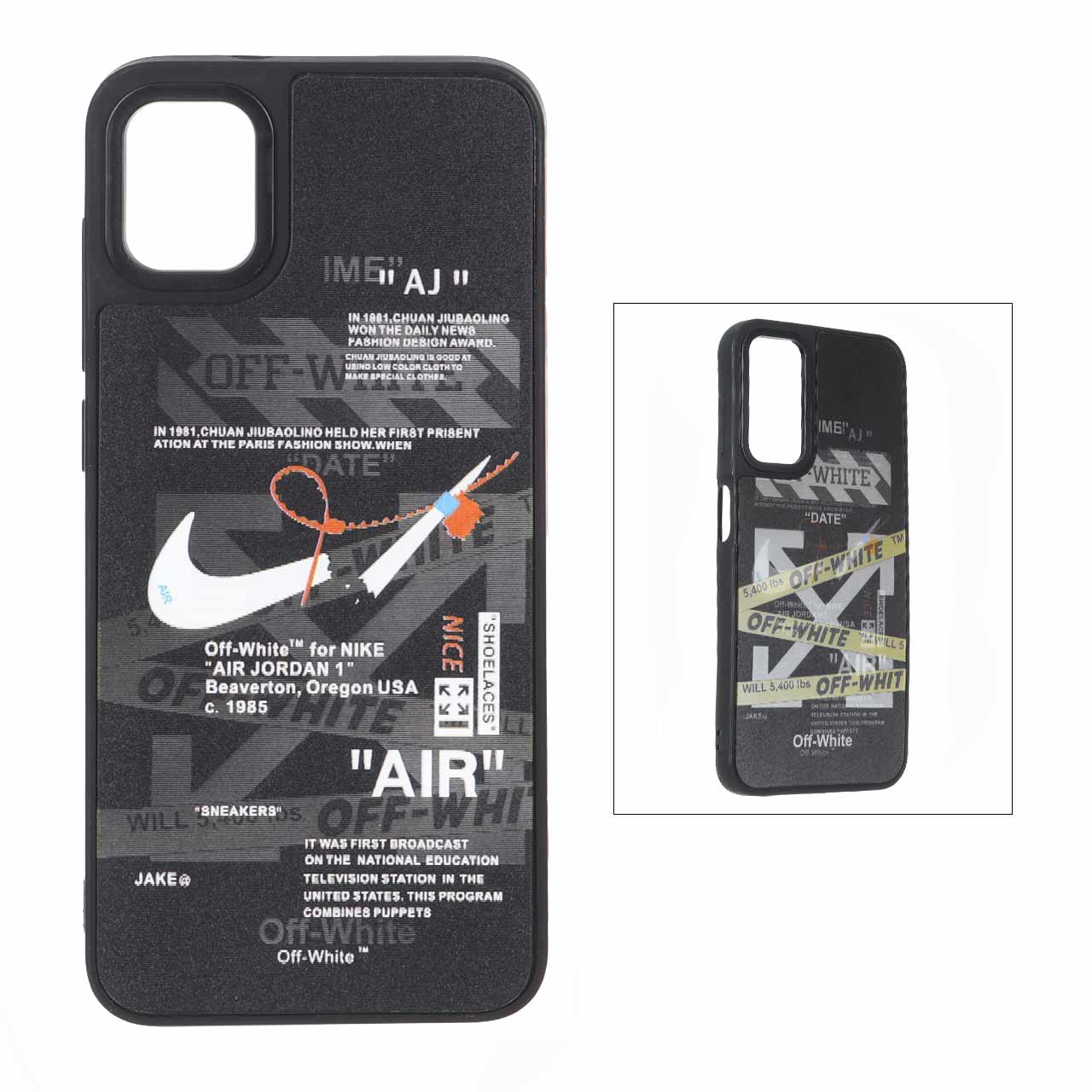 قاب 3D هولوگرافیک طرح Off-White نایکی مناسب برای سامسونگ گلکسی A04e، M04 و F04