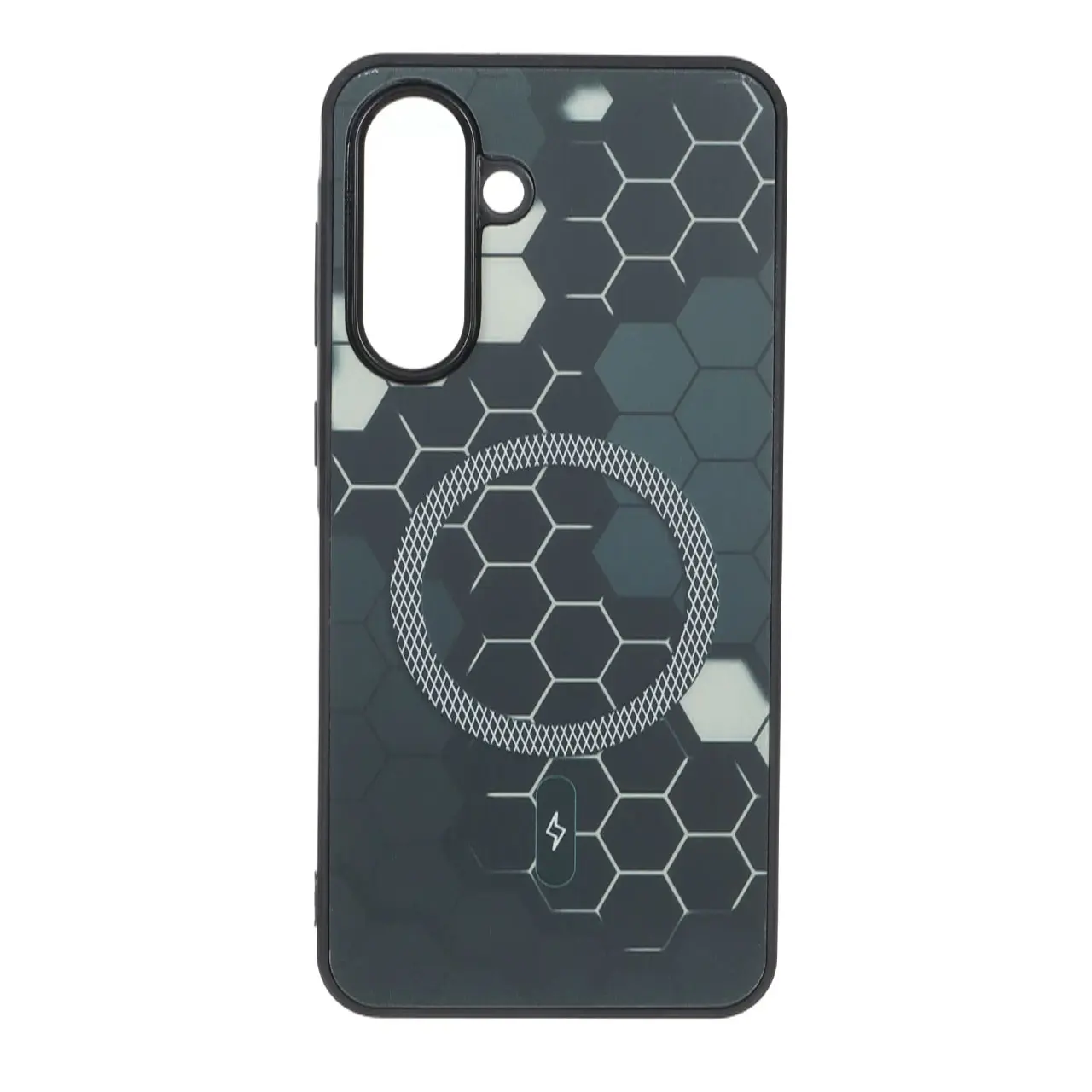 قاب Hexagon طرح مگ سیف هاشور دار مناسب برای سامسونگ گلکسی A56 و A36