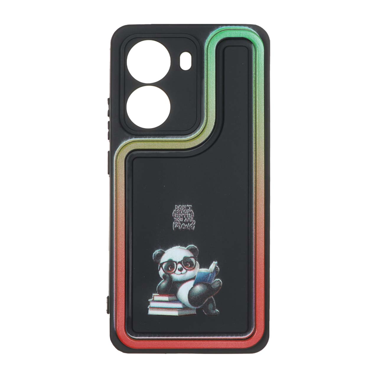 قاب Solid Case منحنی LUCKY طرح پاندا کتابخوان مناسب برای شیائومی پوکو X7 پرو