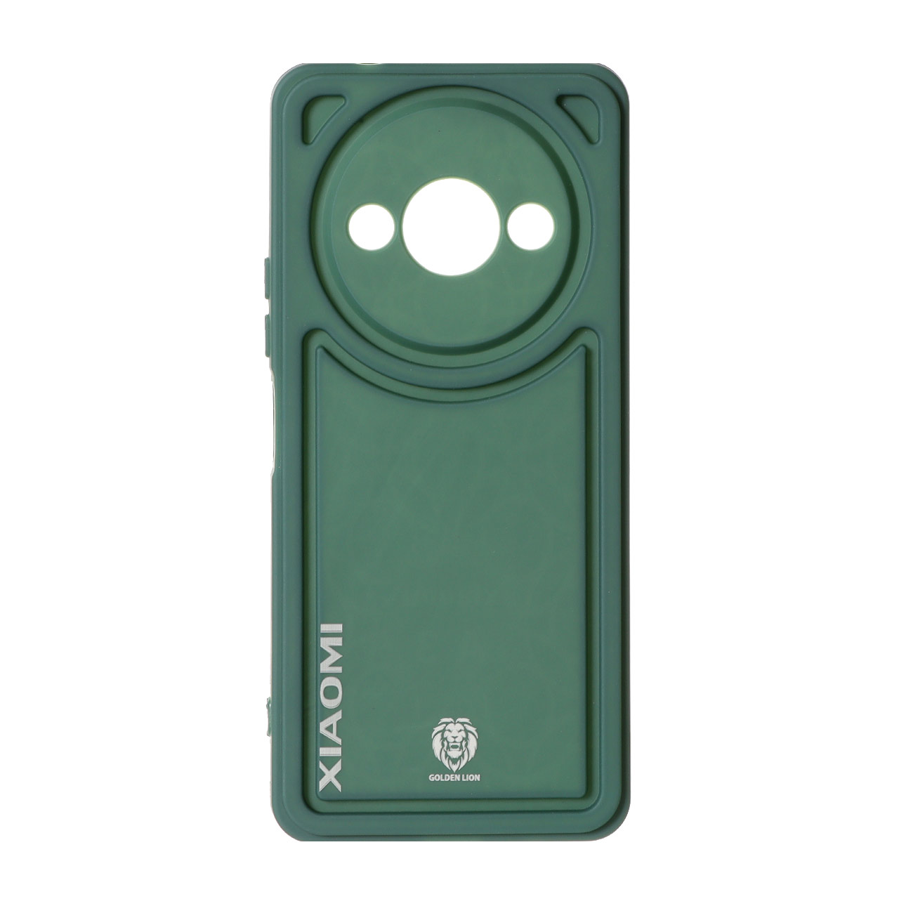 قاب Solid Case منحنی Golden Lion سبز مناسب برای شیائومی ردمی A3 / A3x و پوکو C61
