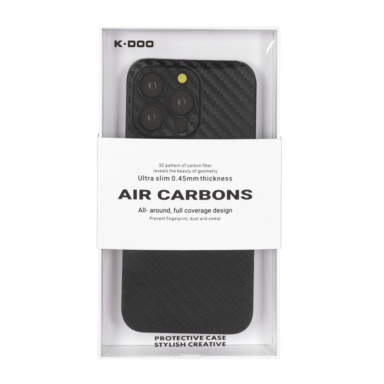 قاب KDoo Air Carbon محافظ لنزدار مناسب برای آیفون 13 پرو