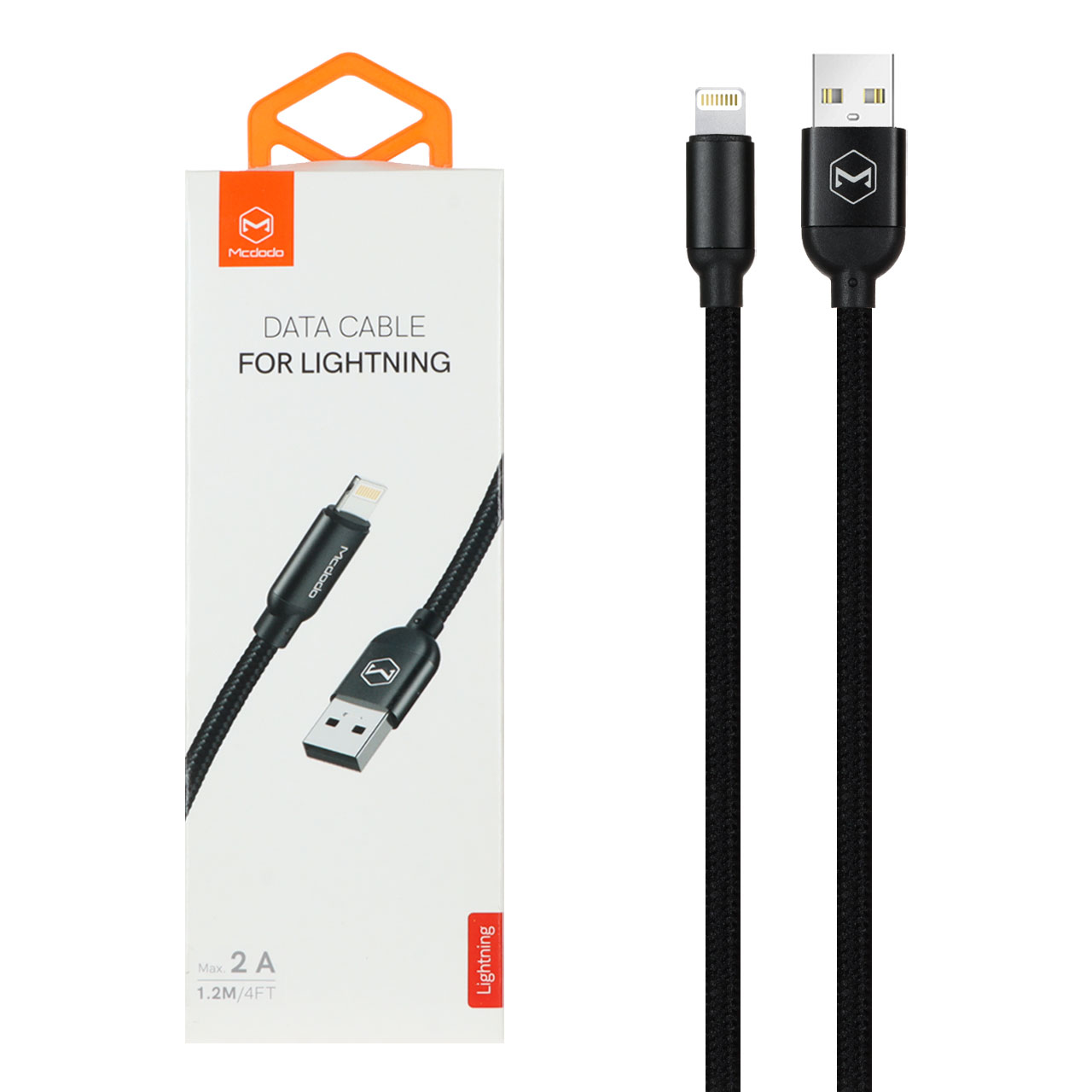 کابل شارژ 1.2 متری آیفون Mcdodo مدل CA-7100 - مشکی