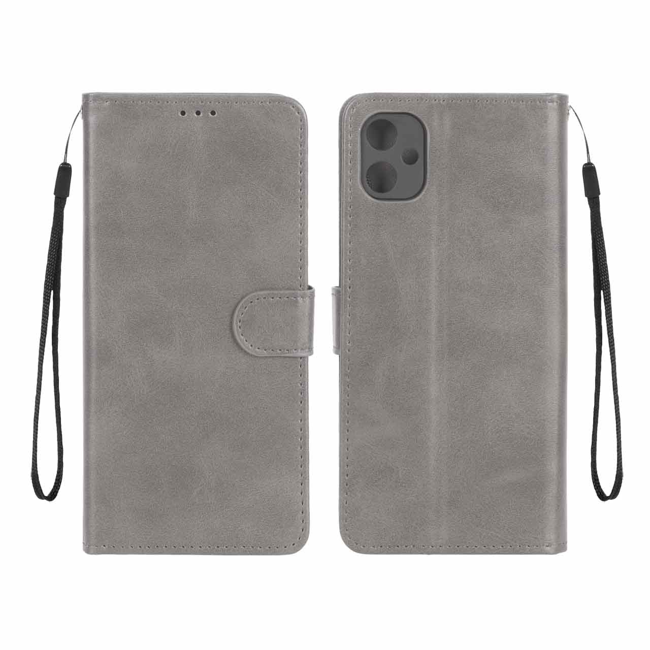 کیف موبایل مگنتی محافظ لنزدار Samsung Galaxy A55 - طوسی
