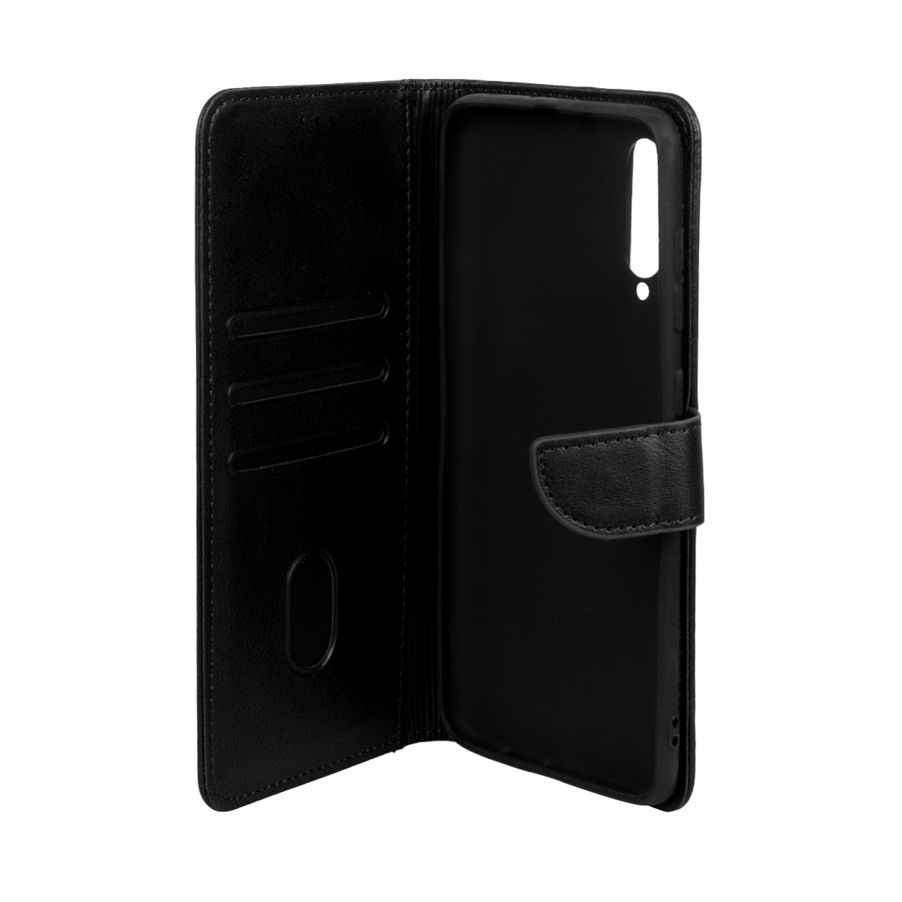 کیف چرمی مگنتی مشکی مناسب برای سامسونگ گلکسی A70 و A70s