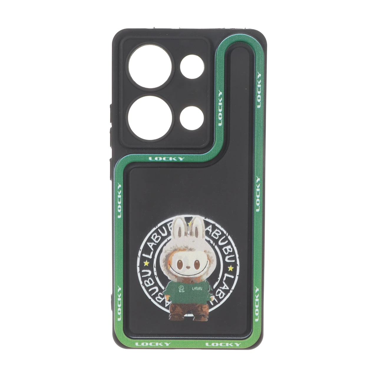 قاب Solid Case منحنی LUCKY طرح دار Xiaomi Redmi Note 14S / Note 13 Pro 4G / Poco M6 Pro 4G - کد 358