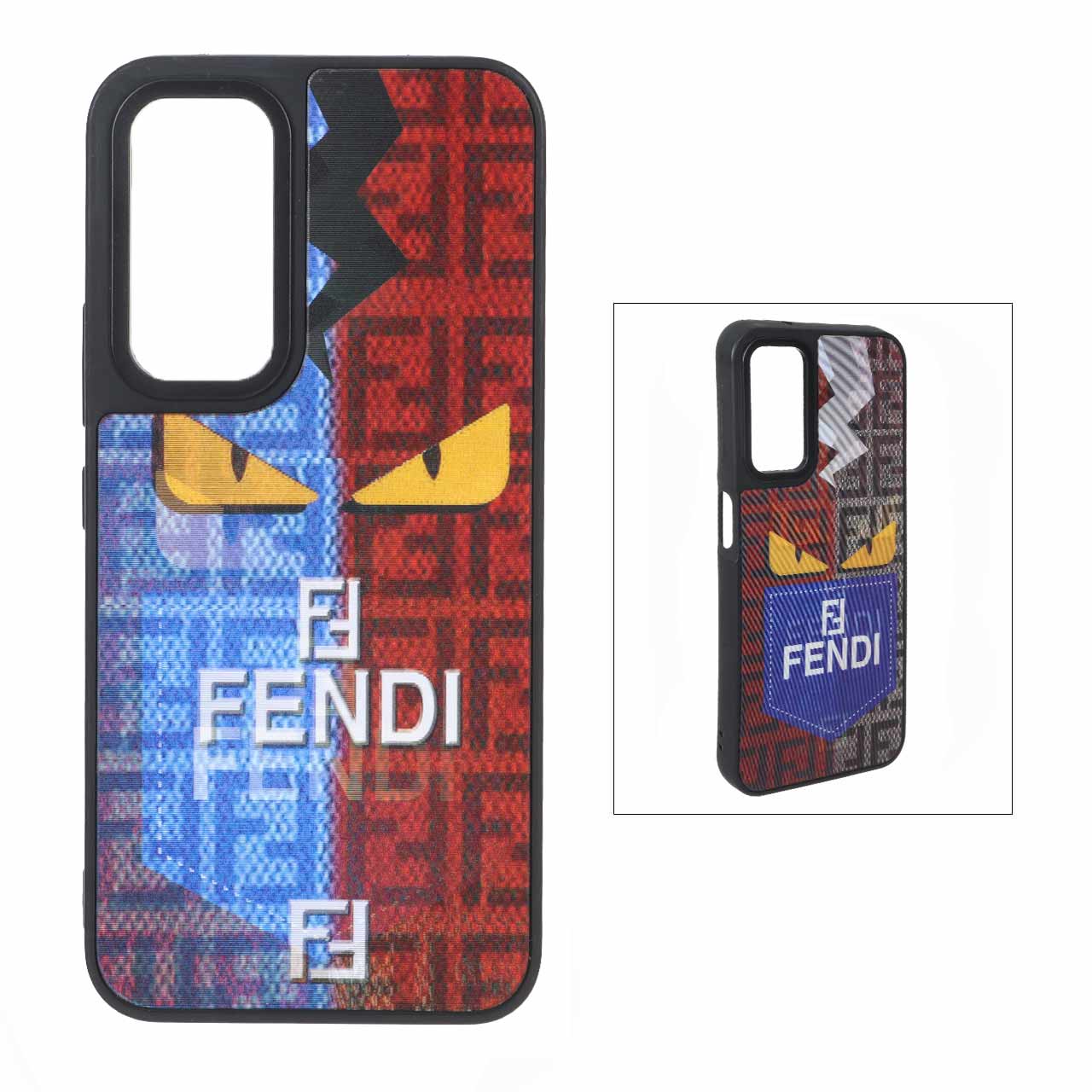 قاب طرح Fendi Monster Eyes هولوگرافیک مناسب برای سامسونگ گلکسی A54