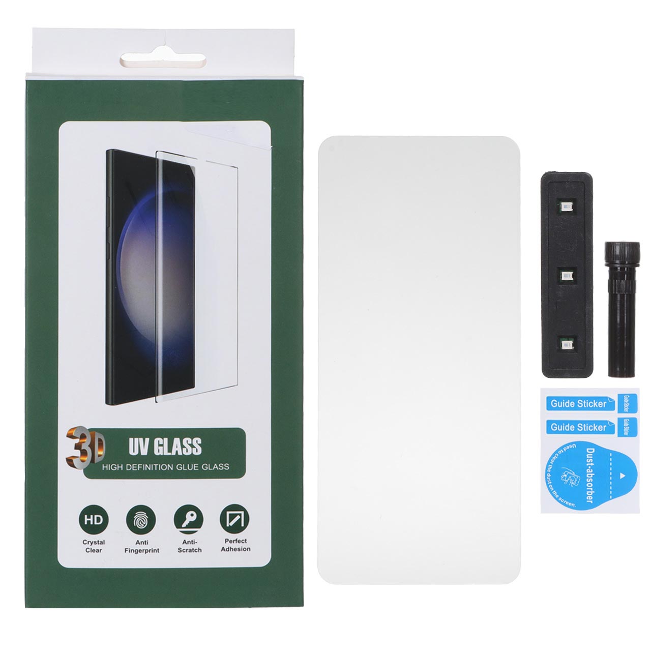 محافظ صفحه نمایش شیشه ای UV 3D مناسب برای شیائومی Mi 10 / Mi 10 Pro