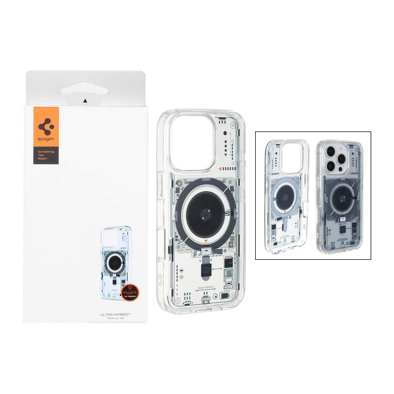قاب طرح Neo One مگ سیف Spigen مناسب برای آیفون 16 پرو