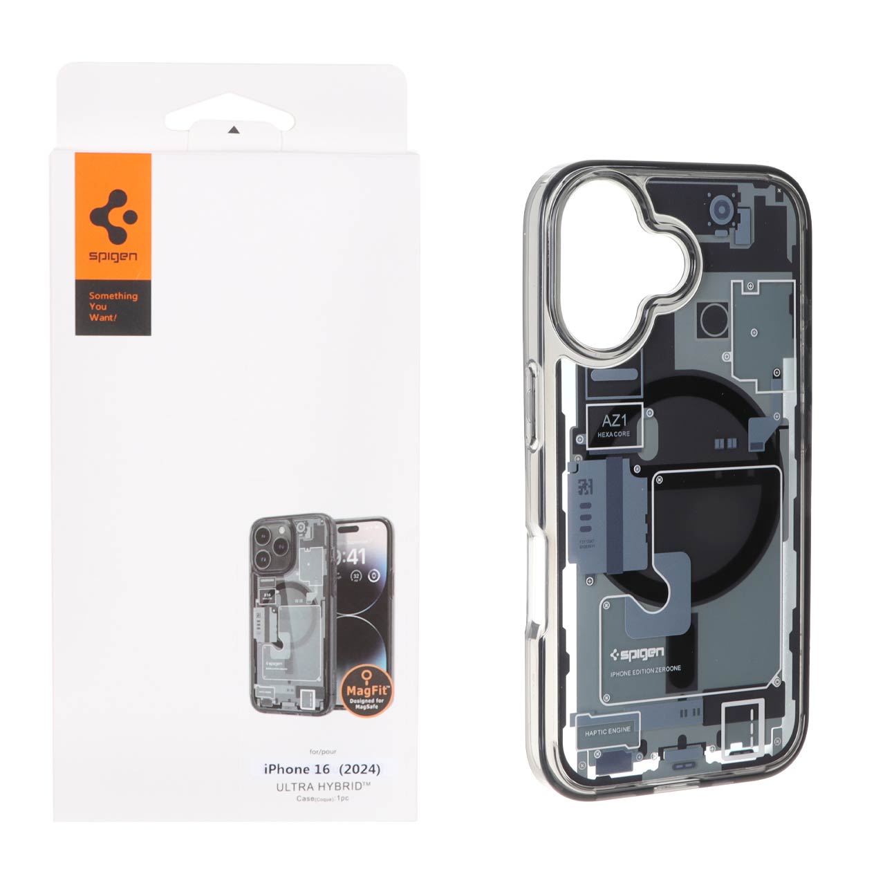 قاب طرح Zero One مگ سیف Spigen مناسب برای آیفون 16