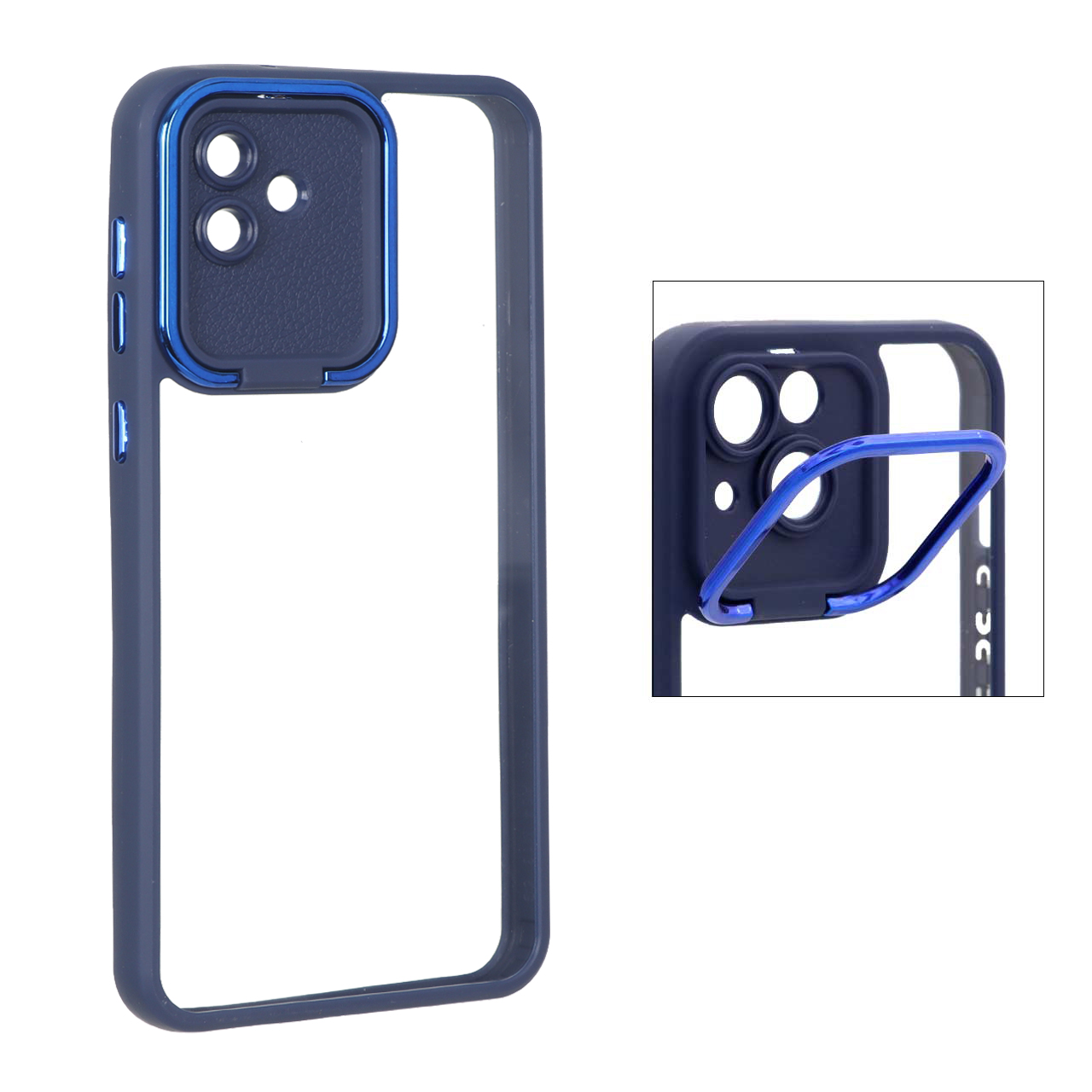 قاب شفاف New skin استند دار مناسب برای سامسونگ Galaxy A04 و M13 5G