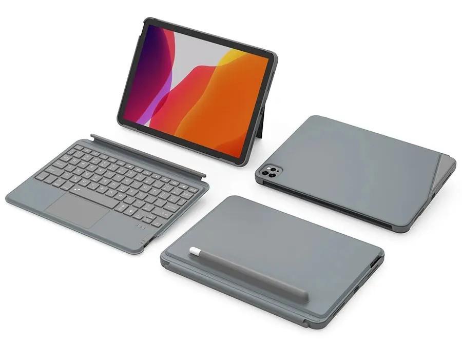 کاور کیبورد دار مغناطیسی بی سیم آیپد 10.9 و 11 اینچ ویوو WiWU Combo Keyboard iPad 10.9&11