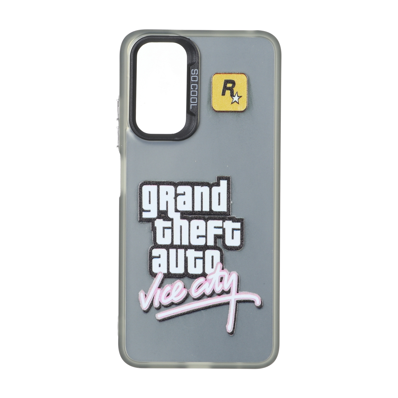 قاب طرح Grand Theft Auto Vice City بلک لنز دکمه کروم مناسب برای شیائومی ردمی نوت ۱۲ اس، ردمی نوت ۱۱ و ردمی نوت ۱۱ اس