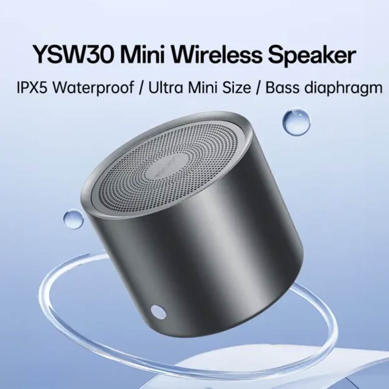 اسپیکر بلوتوثی Yesido مدل YSW30 با توان 3 وات و ضد آب IPX5 - رنگ مشکی