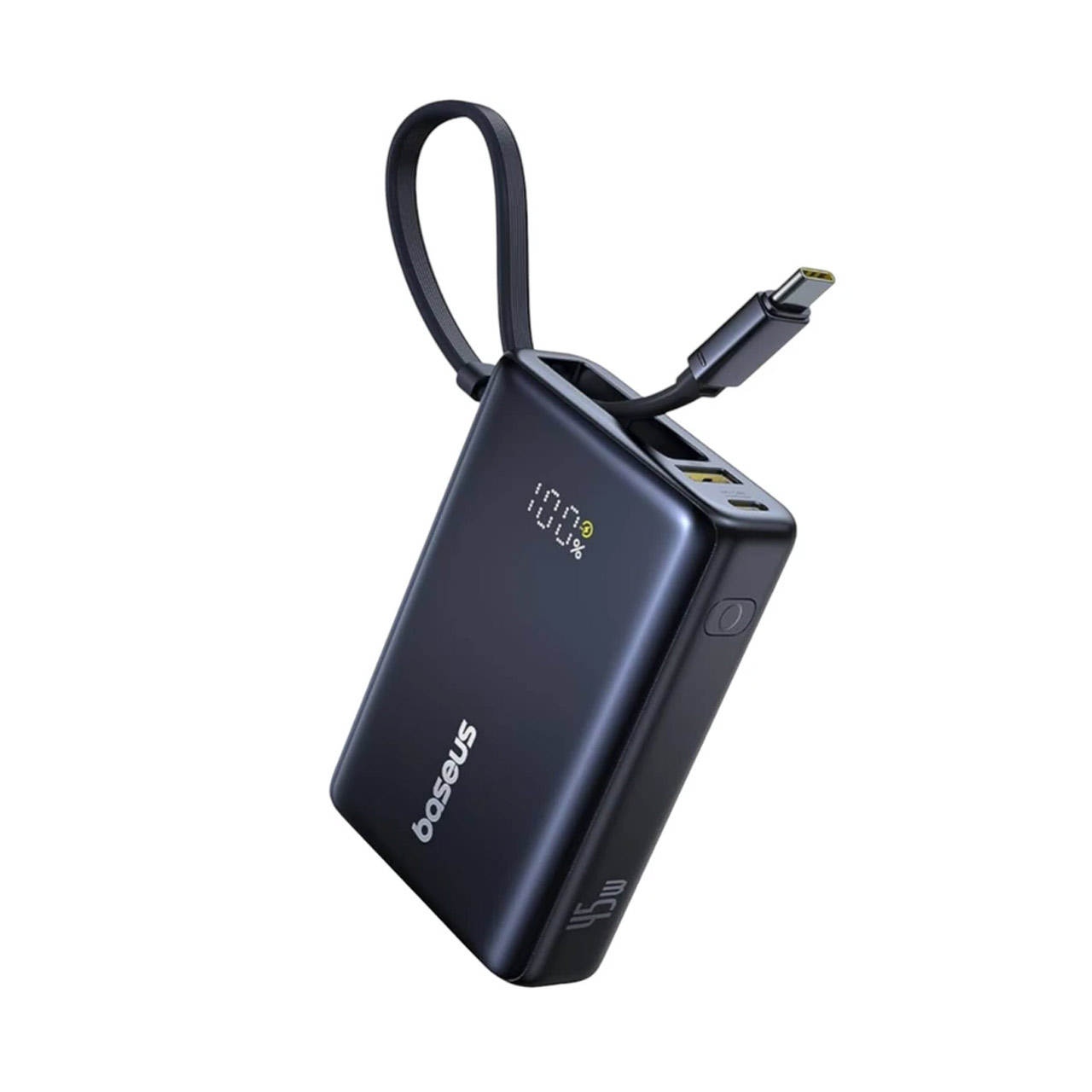 پاوربانک فست شارژ 10000 میلی آمپر ساعت بیسوس مدل PicoGO PPPG-1W45C 45W مشکی