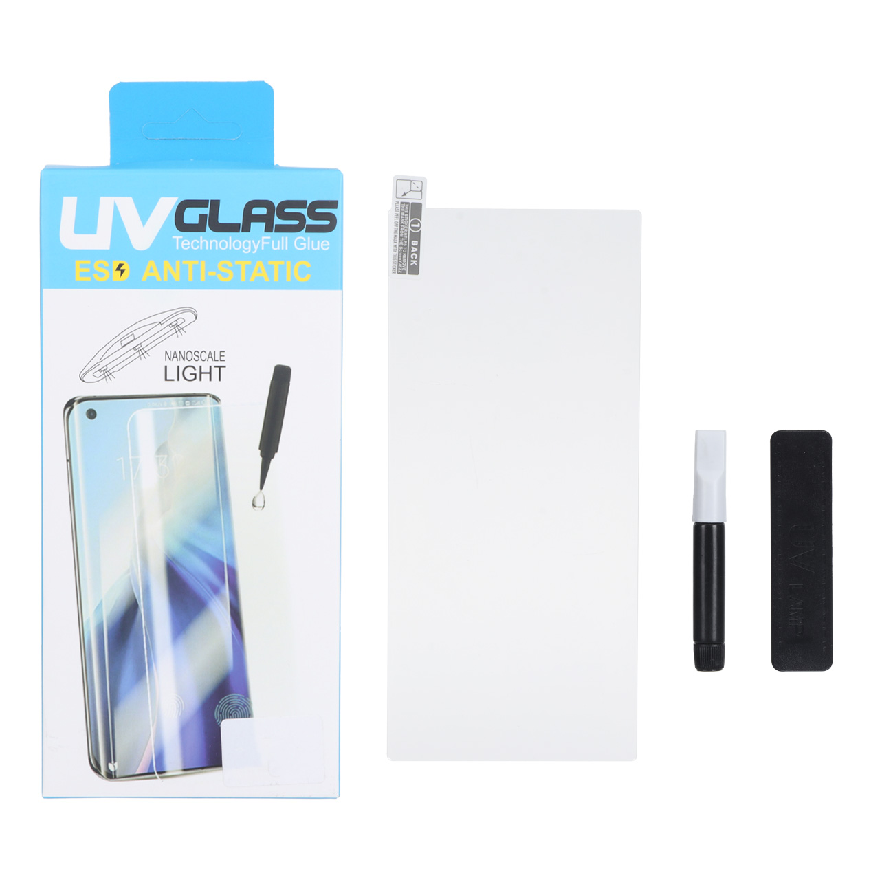 محافظ صفحه نمایش شیشه ای UV ESD Anti Static مدل Samsung Galaxy S23 Ultra (پک دار)