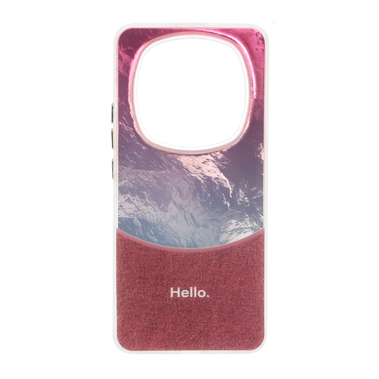 قاب Hello طرح جین Ice مناسب برای شیائومی ردمی نوت 15 - سرخابی