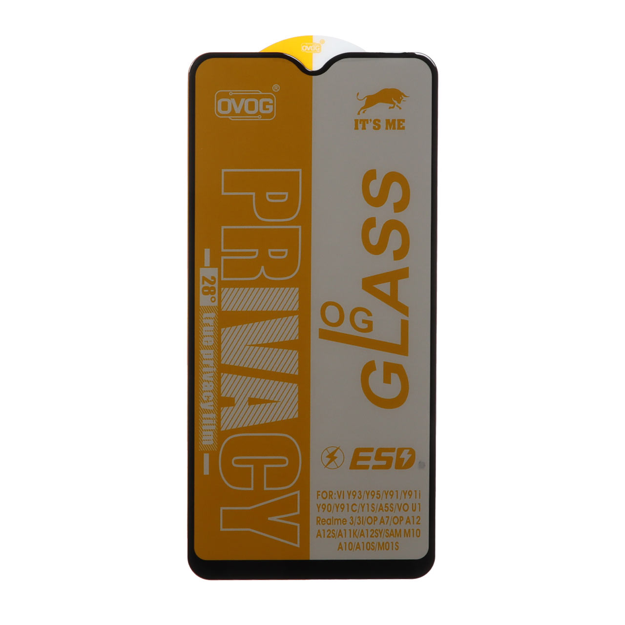 محافظ صفحه نمایش شیشه ای فول کاور پرایویسی OG مناسب برای سامسونگ گلکسی A10 / A10s / M10 / M20 / M01s