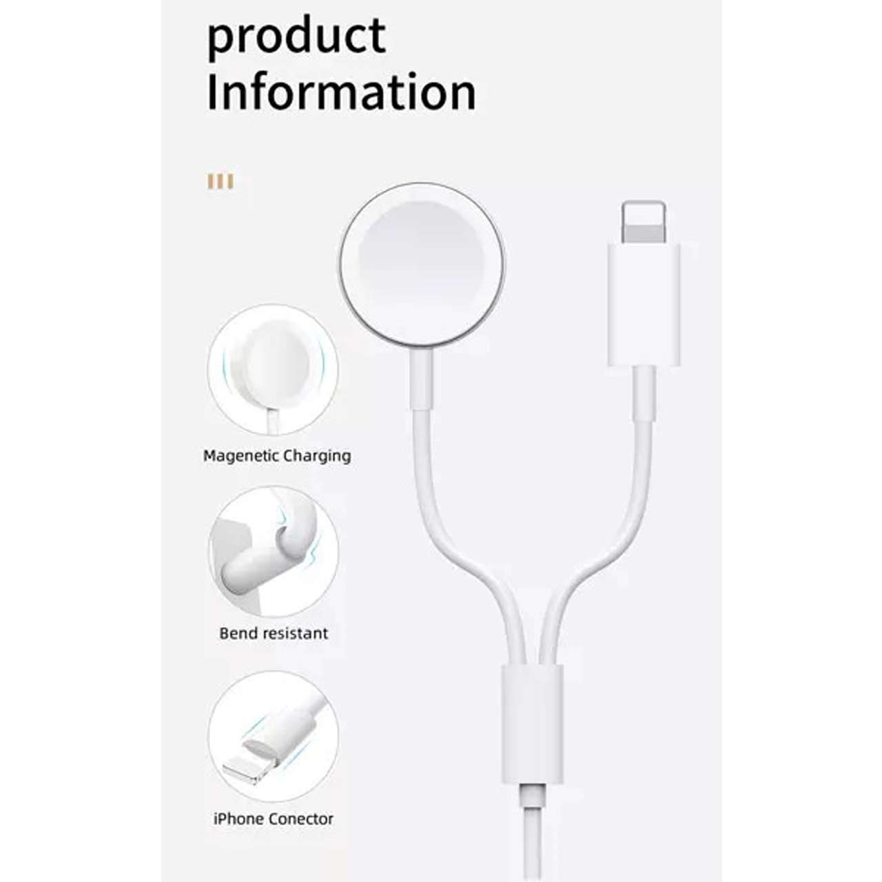 شارژر وایرلس Wiwu مدل M10 - سفید
