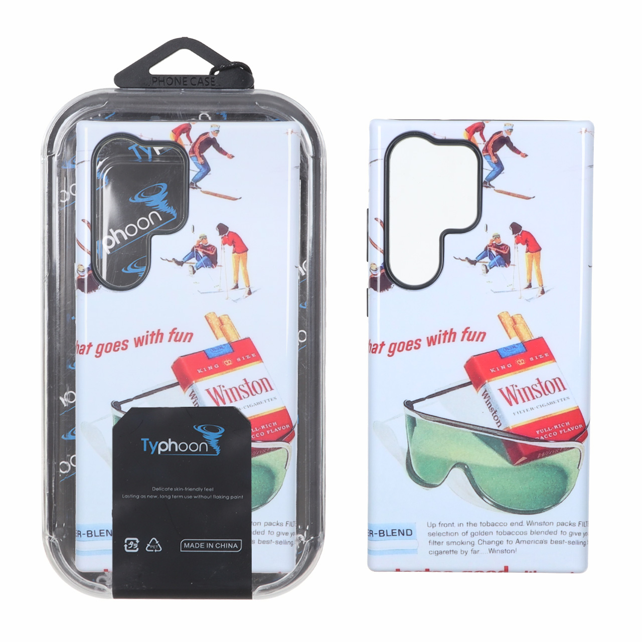 قاب Typhoon دو لایه طرح دار Samsung Galaxy S23 Ultra - کد 114 (پک دار)