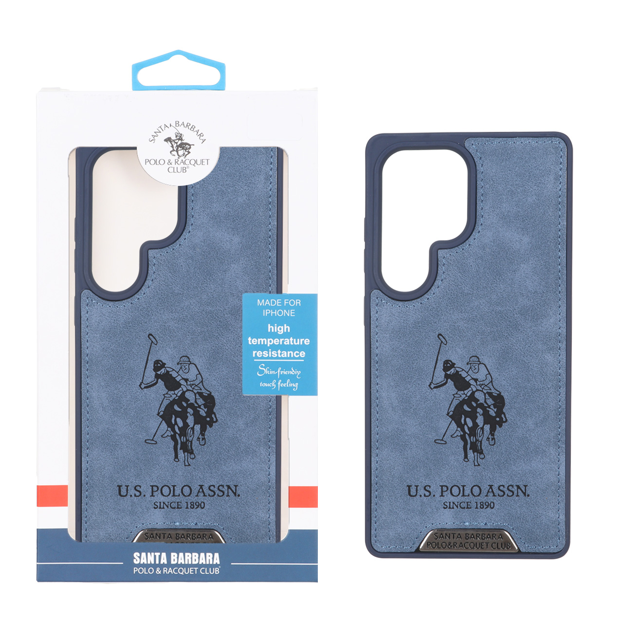 قاب طرح US Polo Assn جیر مناسب برای سامسونگ گلکسی اس 25 اولترا
