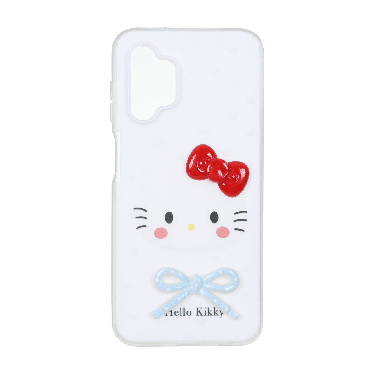 قاب طرح Kitty پاپیون برجسته دو لایه مات مناسب برای سامسونگ گلکسی A13 4G، A13 5G، A04s، M13 4G، M23 و F13
