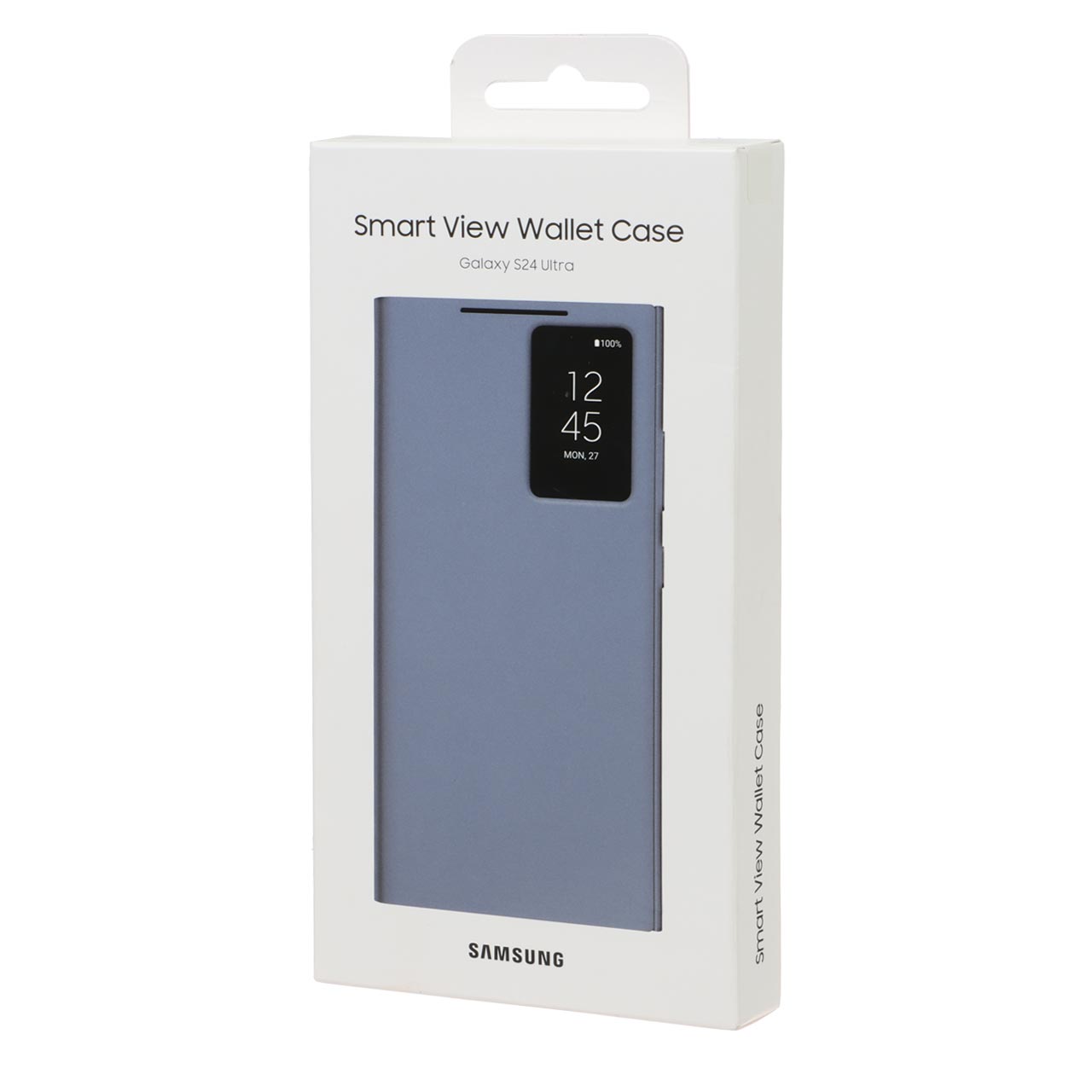 کیف هوشمند اورجینال سامسونگ Smart View Wallet Case طوسی مناسب برای گلکسی S24 اولترا
