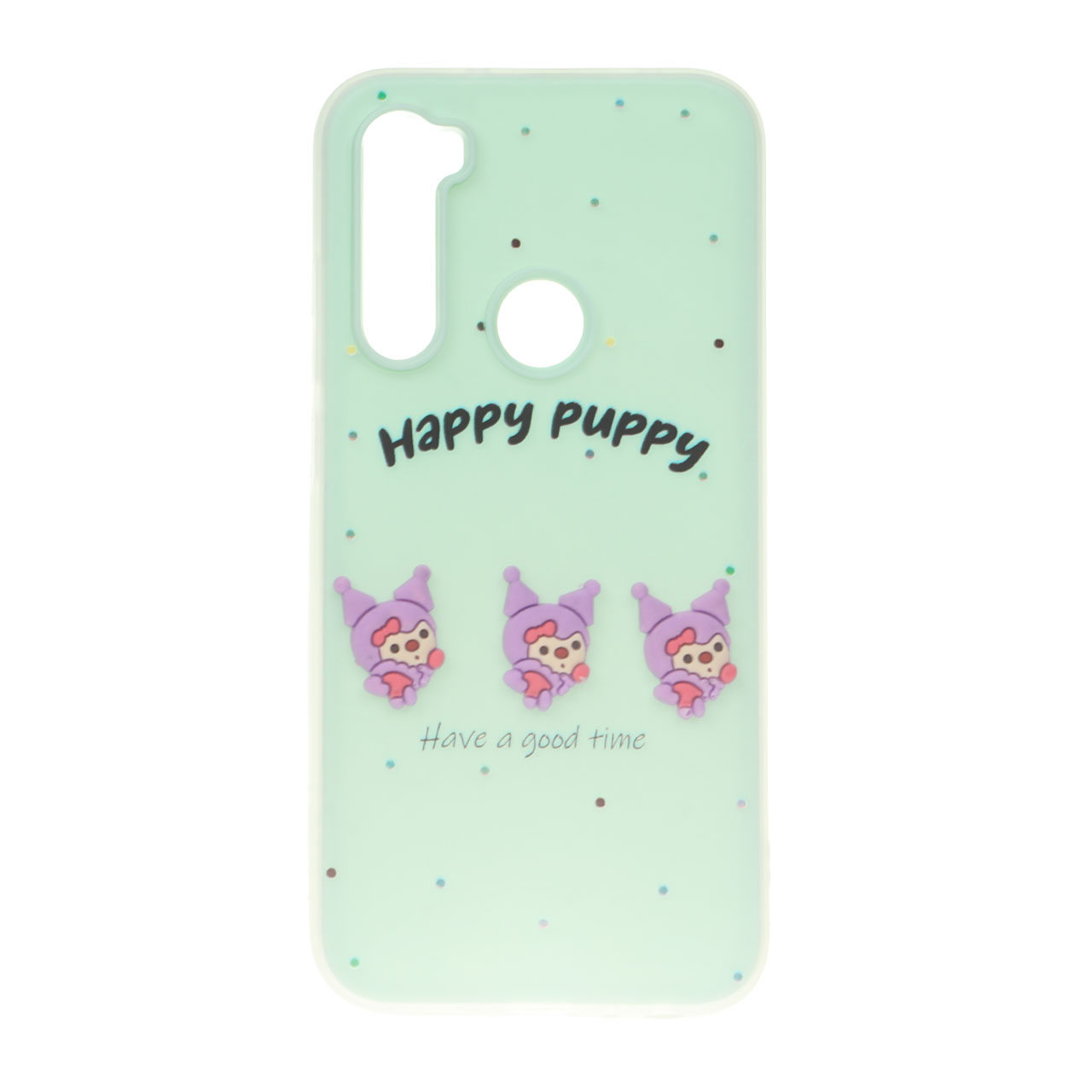 قاب طرح Happy Puppy عروسک برجسته دو لایه مناسب برای شیائومی ردمی نوت 8