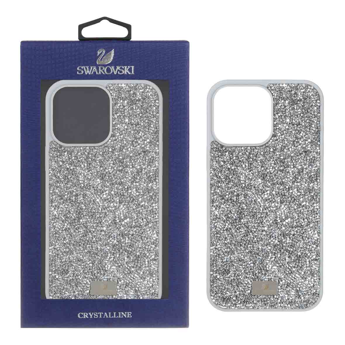 قاب Original Swarovski مدل Apple iPhone 16 Pro Max - نقره ای (پک دار)