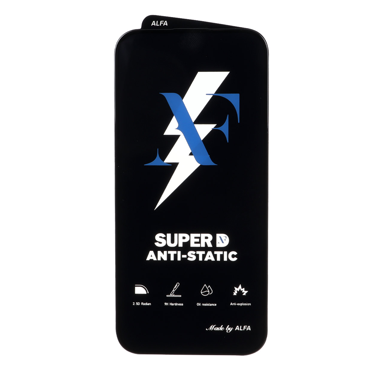 محافظ صفحه نمایش شیشه‌ای Super D Anti Static ALFA مناسب برای آیفون 16