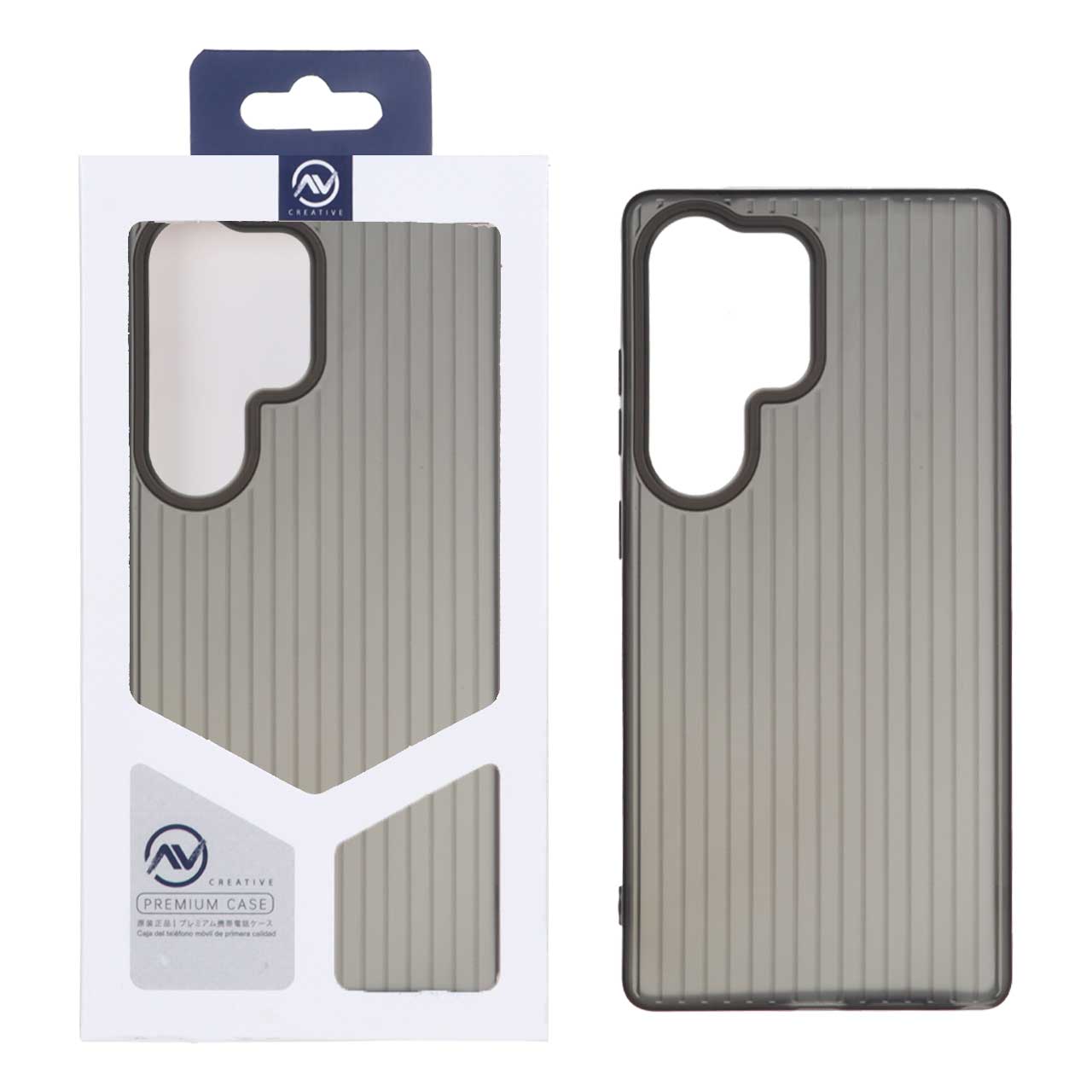 قاب Line Case ژله ای مشکی مناسب برای سامسونگ گلکسی S25 اولترا