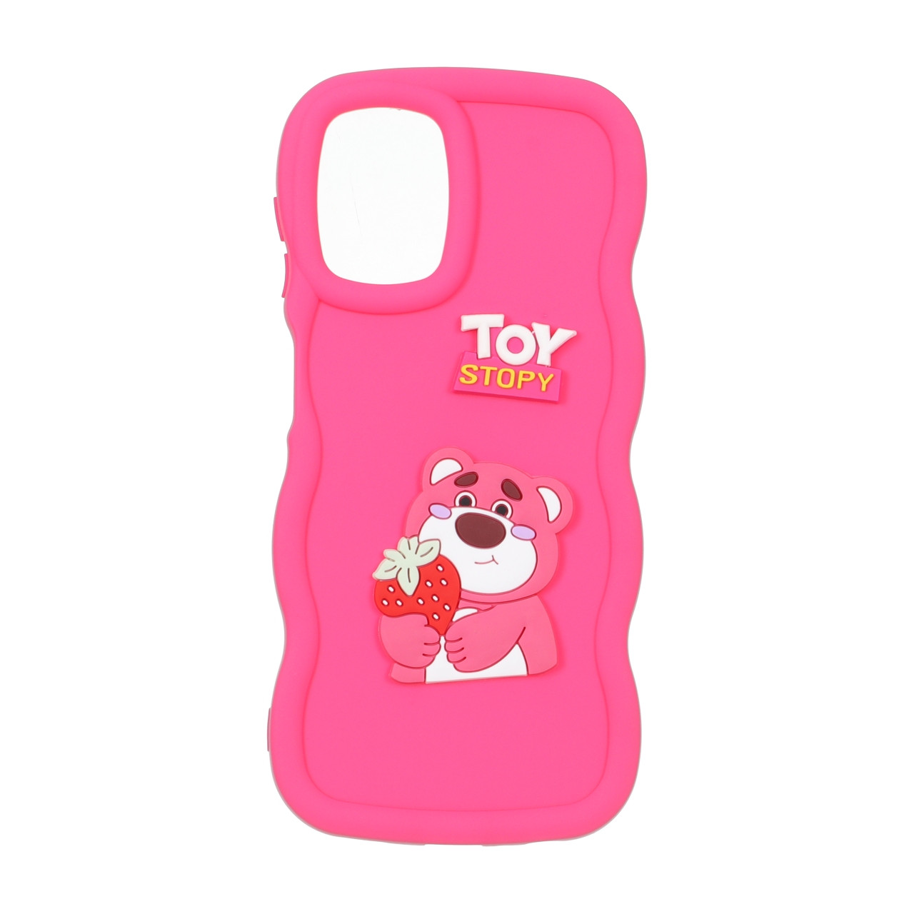 قاب کنگره ای طرح عروسک خمیری برجسته لاتسو توت فرنگی (Toy Story) مناسب برای سامسونگ گلکسی A22 4G / M22 / M32 4G / F22