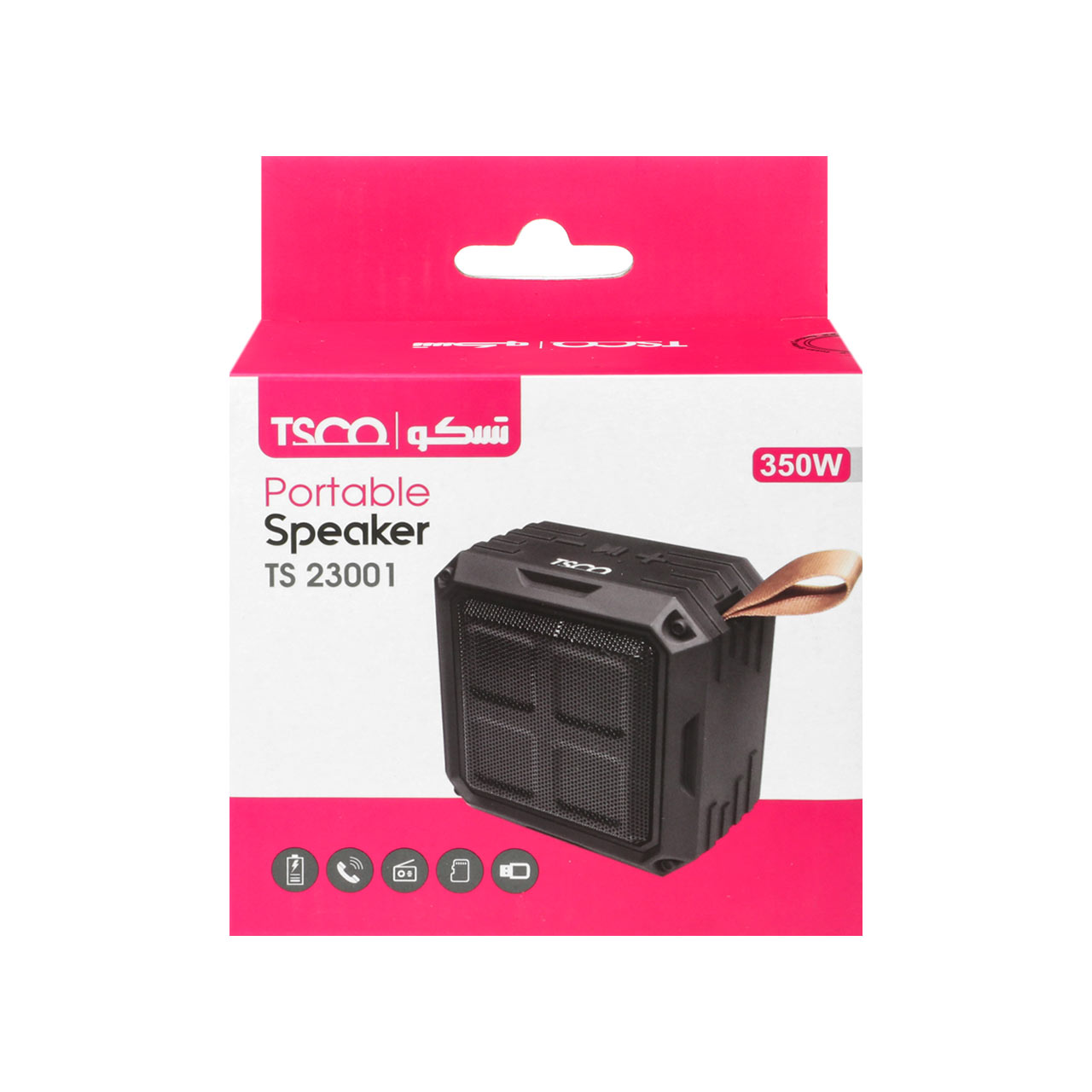 اسپیکر بی سیم TSCO مدل TS 23001 - مشکی