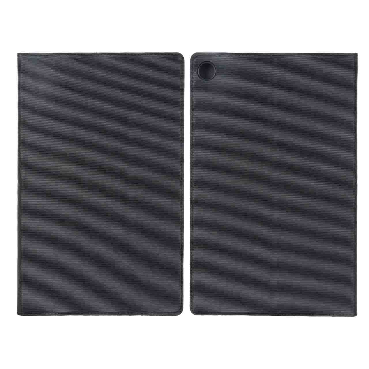 کیف تبلت چرمی شیاردار مشکی مناسب برای سامسونگ گلکسی تب A9 پلاس 11 اینچ (X210/X215/X216)