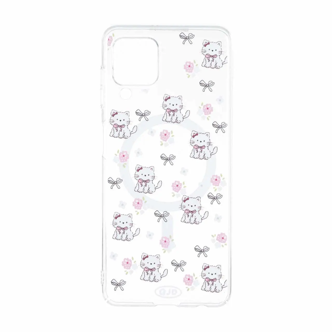 قاب Cute کریستالی طرح مگ سیف Samsung Galaxy A22 4G / M22 / M32 4G / F22 - کد 494