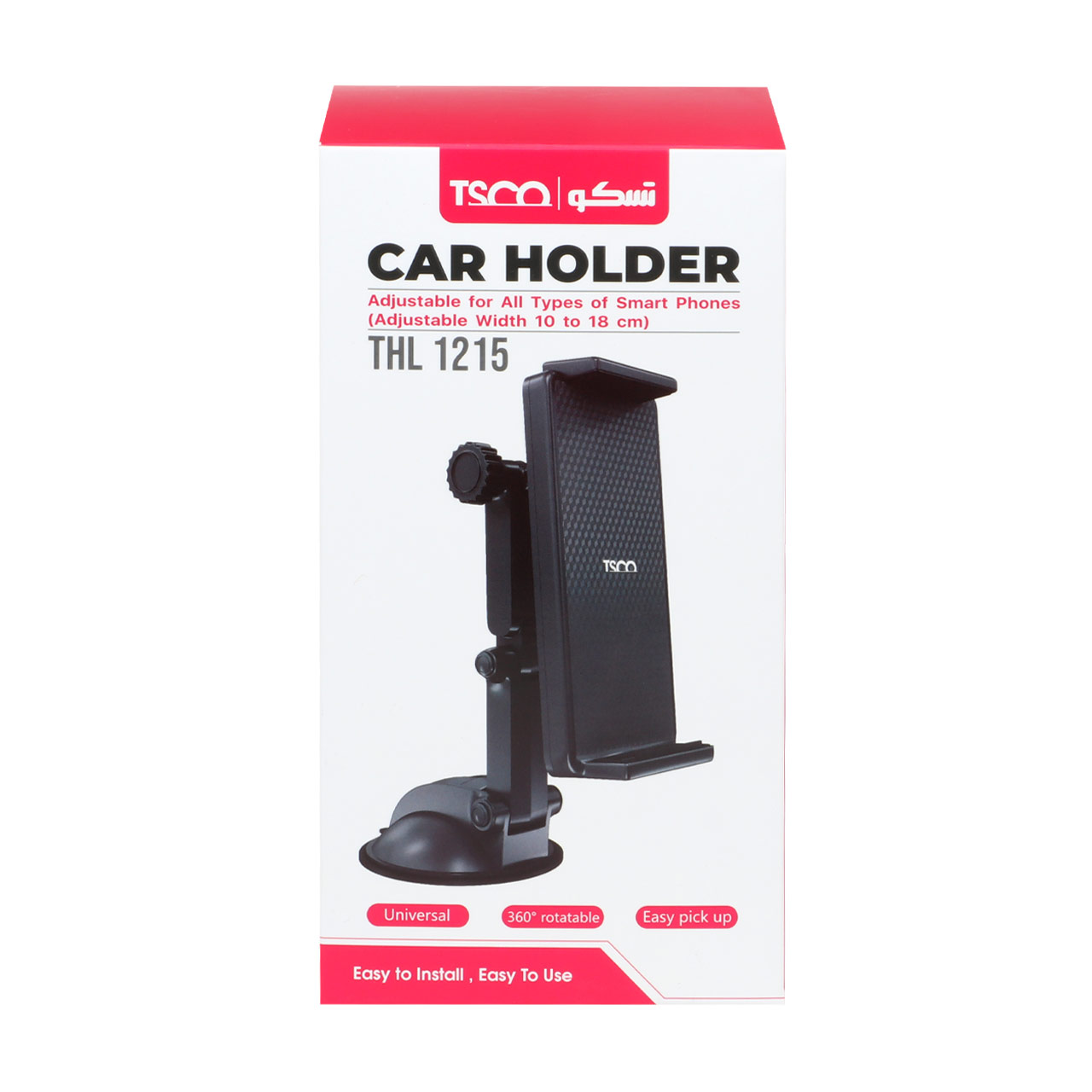 هولدر گوشی موبایل پایه دار TSCO مدل THL 1215 - مشکی