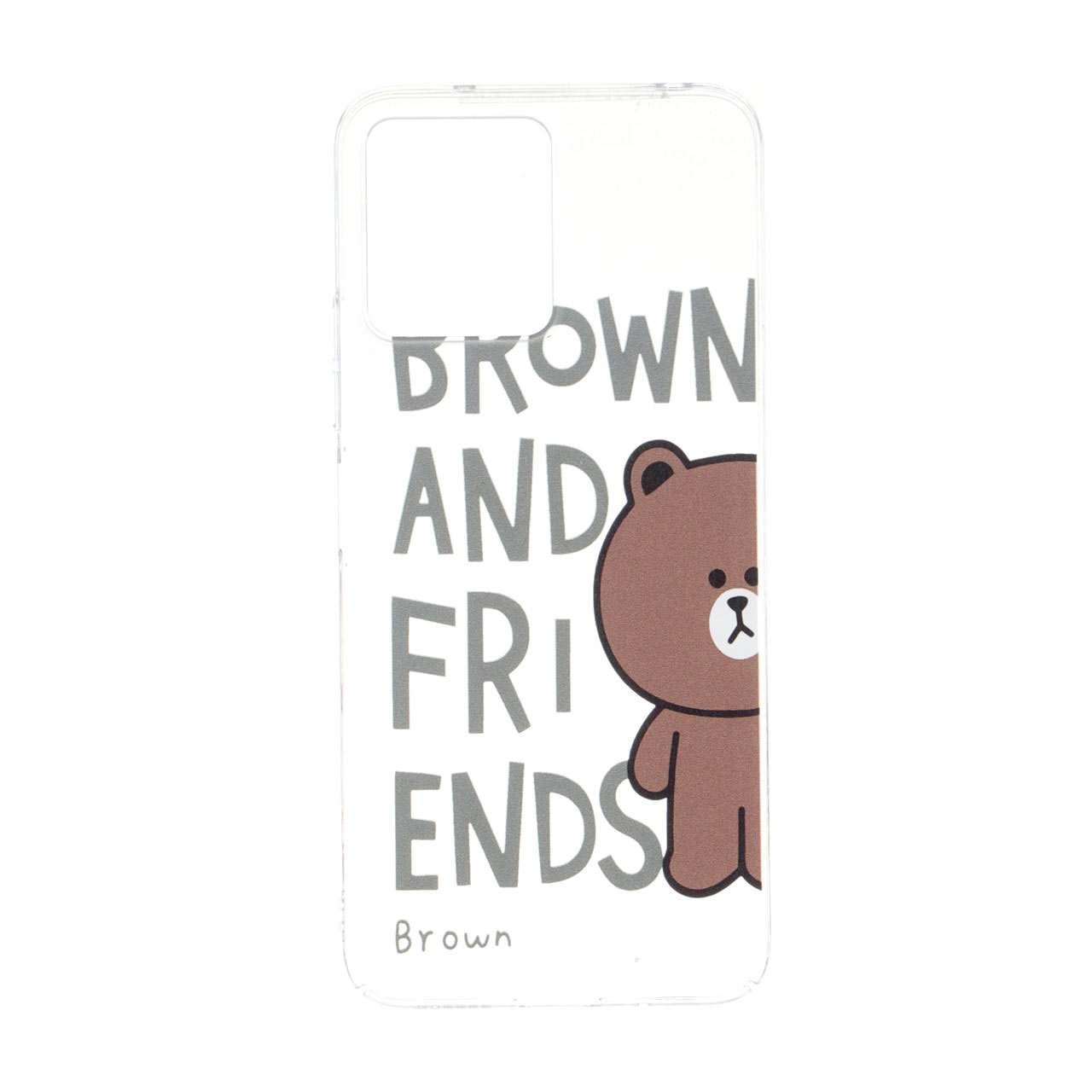 قاب طرح کاراکتر براون (Brown) شفاف مناسب برای شیائومی ردمی ۱۲ و پوکو ام ۶ پرو 5G