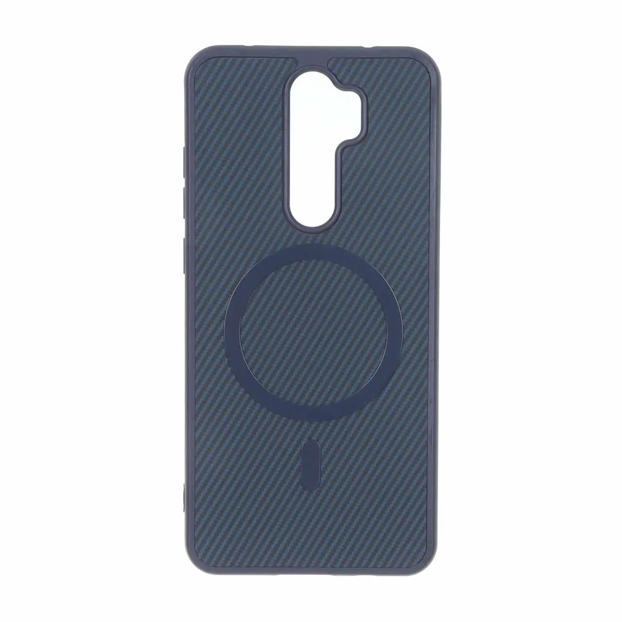 قاب هاشور MagSafe فلزی Xiaomi Redmi Note 8 Pro - سرمه ای