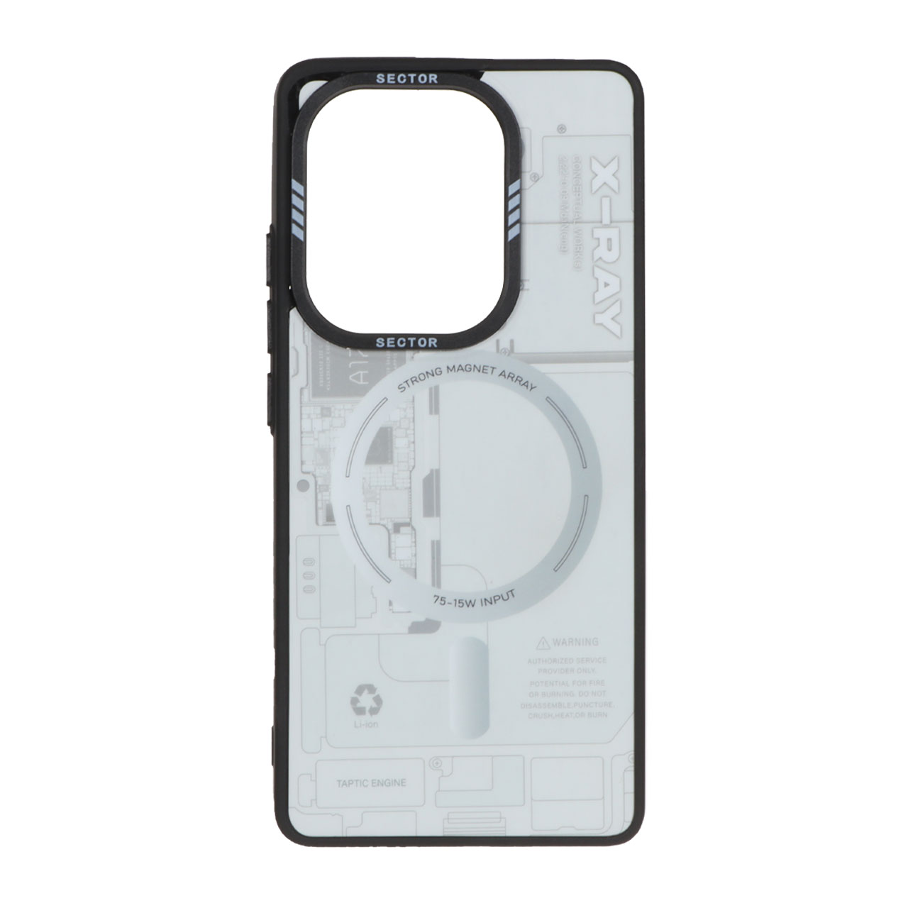 قاب طرح Sector مگ سیف مناسب برای شیائومی ردمی نوت 14S، نوت 13 پرو 4G و پوکو M6 پرو 4G