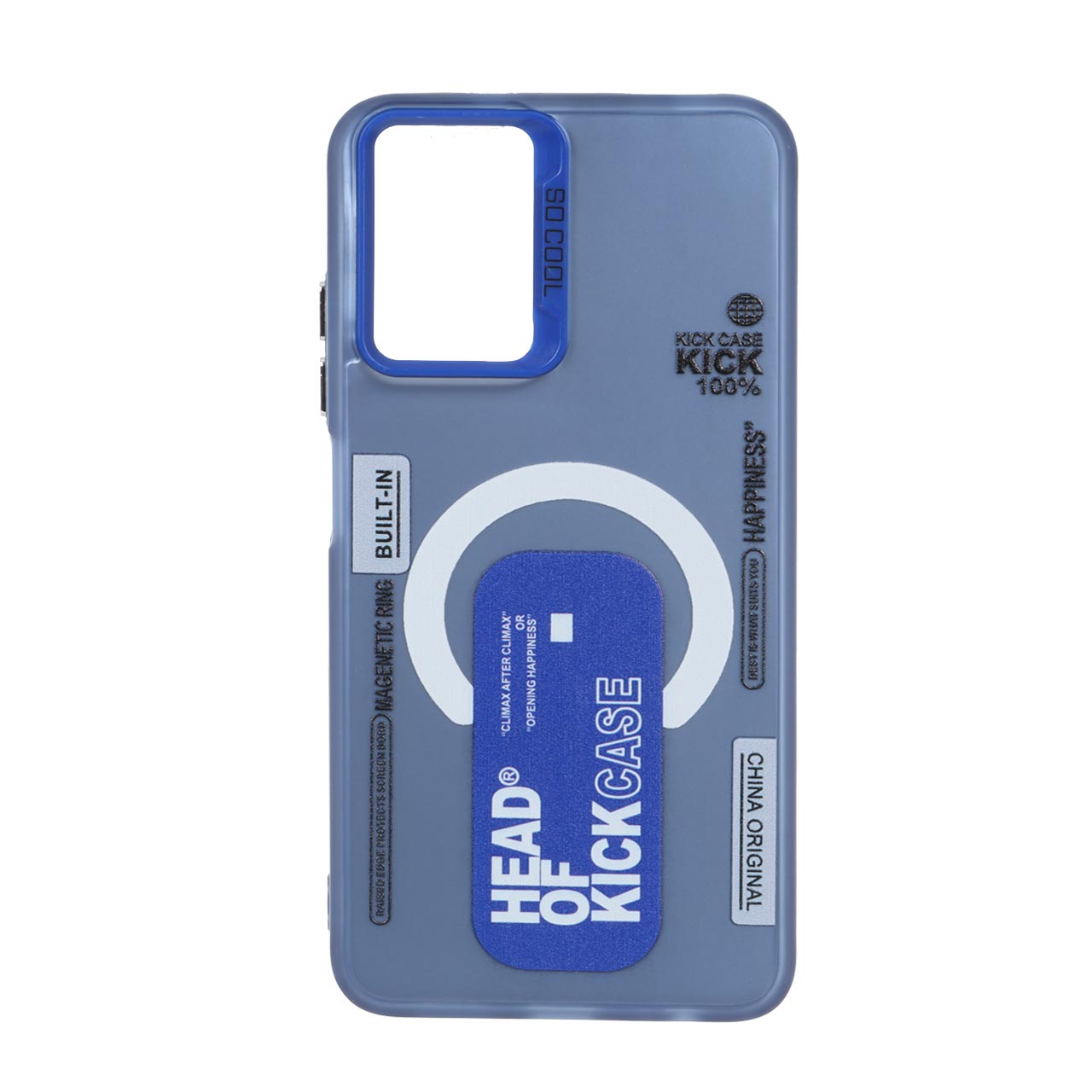 قاب طرح مگ سیف Kick Case SO COOL آبی مناسب برای شیائومی ردمی نوت 10 4G / ردمی نوت 10S / پوکو M5S