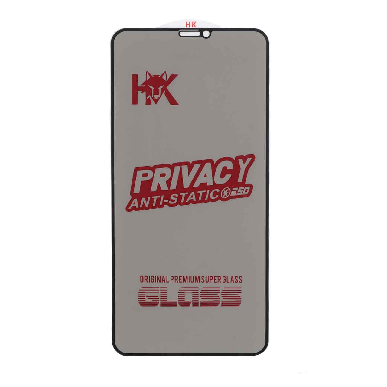 محافظ صفحه نمایش شیشه ای Anti Static - ESD HK Privacy مدل Apple iPhone 11 Pro Max / iPhone X Max / iPhone Xs Max