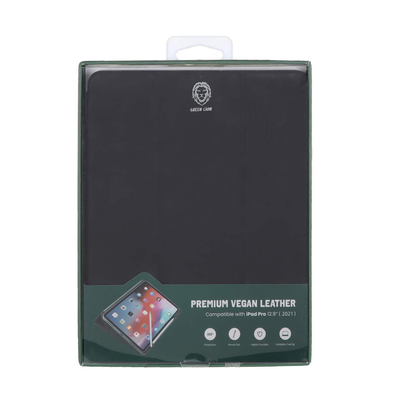 کاور ipad Pro 2021 ابعاد 12.9 اینچ Green Lion مدل GNLIPA129BK - مشکی