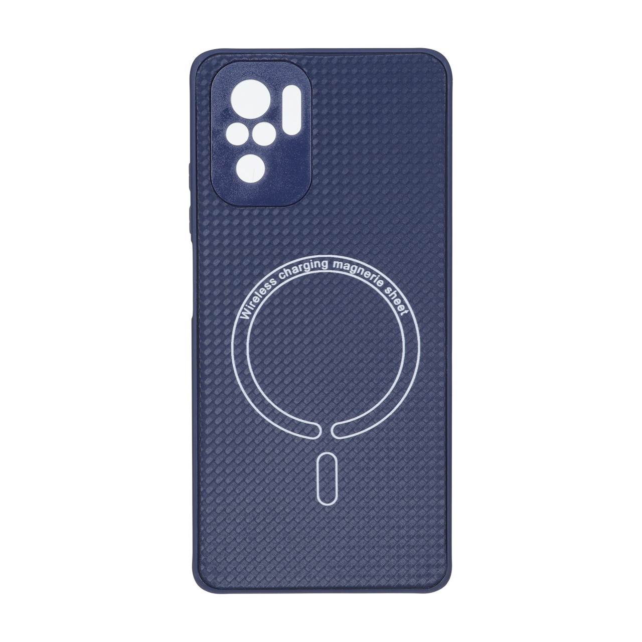 قاب کربنی طرح Magnetic محافظ لنزدار مناسب برای شیائومی Redmi Note 10 4G / Redmi Note 10S / Poco M5S