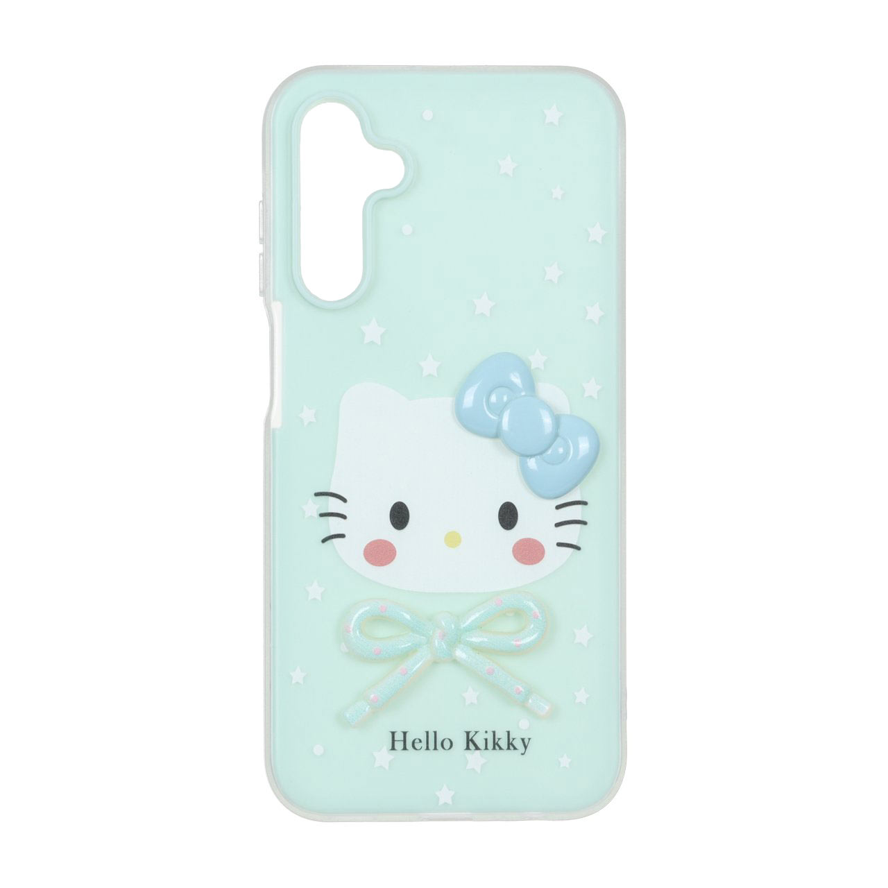 قاب طرح Kitty پاپیون برجسته دو لایه مات مناسب برای سامسونگ گلکسی A15