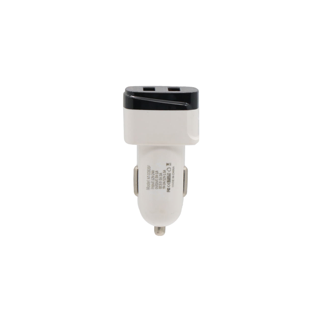 شارژر فندکی فست NITU NT-CC835F دو پورت 12W به همراه کابل Micro USB